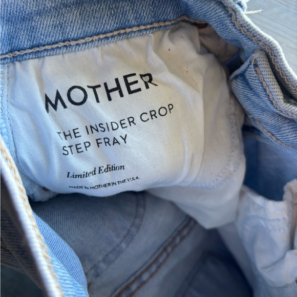 MOTHER The Insider Crop Step Fray Jeans - Picture 9 of 13